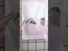 پاکت کاغذی شیشه ای با دسته برای بسته بندی و خرید