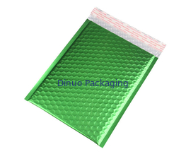 مهره Quad مهر و موم سبز فلزی حباب Mailers 265x360mm #I مقاومت در برابر ضربه پلاستیکی برای ارتقاء