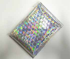 فرستنده حباب هولوگرافی سفارشی رنگ درخشان با Ziplock بسته شدن قابل بازیافت