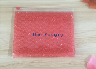 کیسه حباب پی وی سی ضخامت 0.06-0.1mm / کیسه فشرده سازی پلاستیکی Mailer قابل استفاده مجدد