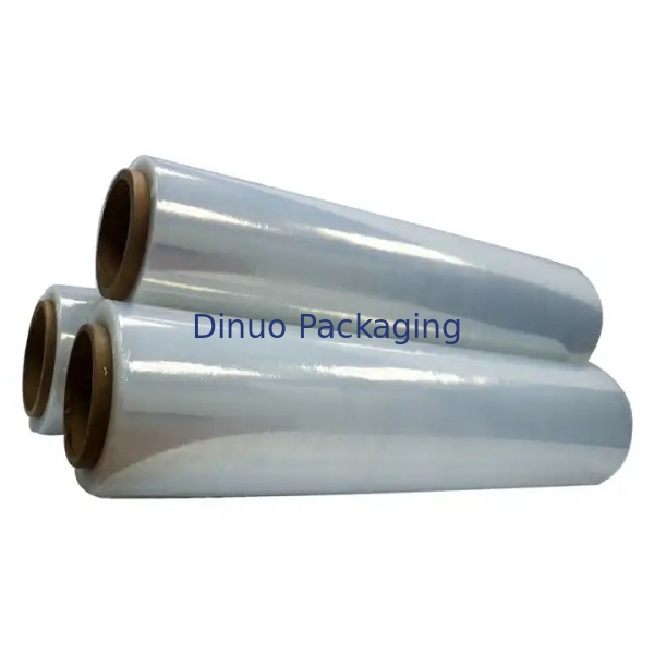 0.017mm فیلم کشش و کوچک شدن سفارشی پذیرفته شده برای بسته بندی محصولات گردش