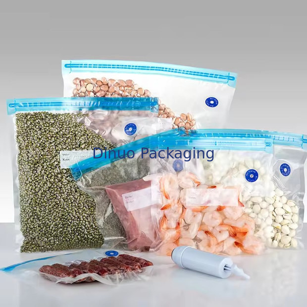 به مواد غذایی خداحافظی کنید ضایعات با مواد غذایی جاروبرقی کیسه های زپ قابل استفاده مجدد
