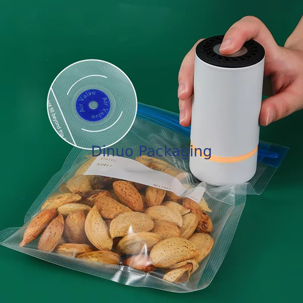 به مواد غذایی خداحافظی کنید ضایعات با مواد غذایی جاروبرقی کیسه های زپ قابل استفاده مجدد