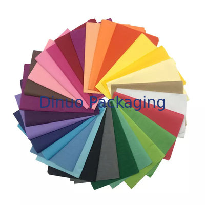 50 × 70 سانتی متر طلا مهر زنی کاغذ دستمال کاغذی بسته بندی لوکس آرم سفارشی سازگار با محیط زیست