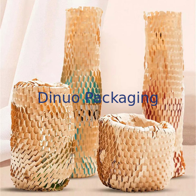خمیر چوبی لانه زنبوری زیست تخریب پذیر کاغذ کرافت توپ محافظ لانه زنبوری