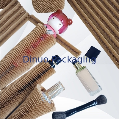 آستین کاغذ لانه زنبوری استوانه ای قابل بازیافت برای بطری شراب برای کالاهای شکننده