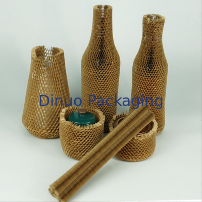 بسته بندی لجستیک زیست تخریب پذیر آستین کاغذ لانه زنبوری ضد ضربه برای کالاهای شکننده