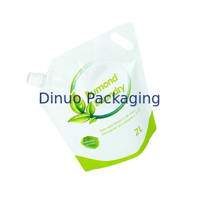 کیسه 1 لیتری 2 لیتری کیسه صابون مایع شوینده لباسشویی Stand Up Printing Intaglio