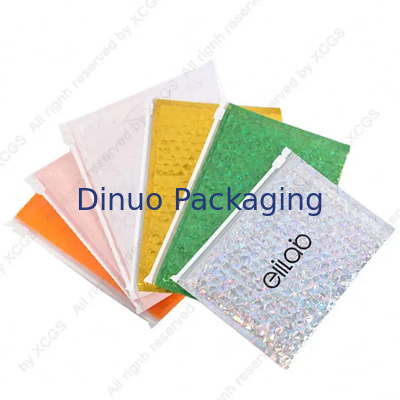 کیسه های حباب باز قابل بسته بندی PVC پلاستیکی Zip Lock Clear Bubble Zipper Mailer Bag