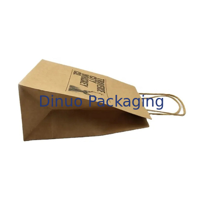 کیف خرید کاغذی قهوه ای کرافت با دستگیره