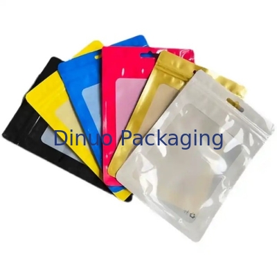 بسته بندی شده CPE PE شفاف یخ زده پلاستیکی Zip Lock Bag Mini Zip Pocket