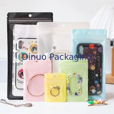 بسته بندی شده CPE PE شفاف یخ زده پلاستیکی Zip Lock Bag Mini Zip Pocket