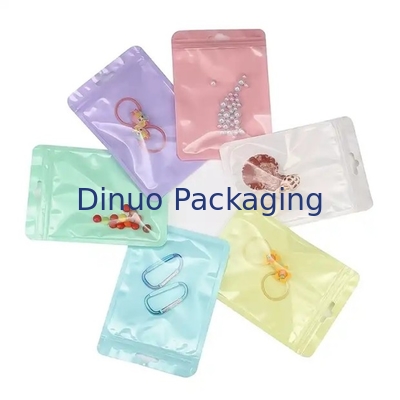 بسته بندی شده CPE PE شفاف یخ زده پلاستیکی Zip Lock Bag Mini Zip Pocket