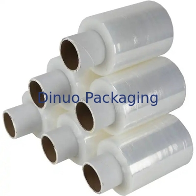 فیلم کشش و کوچک شدن قرمز LLDPE 0.012mm طراحی شده با دسته پلاستیکی