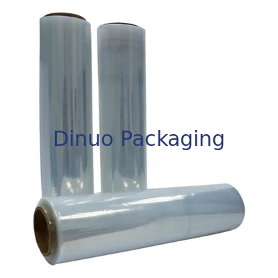 0.017mm فیلم کشش و کوچک شدن سفارشی پذیرفته شده برای بسته بندی محصولات گردش