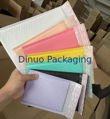 طراحی لوگو سفارشی کیسه های پستی حباب رنگارنگ انتخاب مناسب برای حمل و نقل امن و شیک