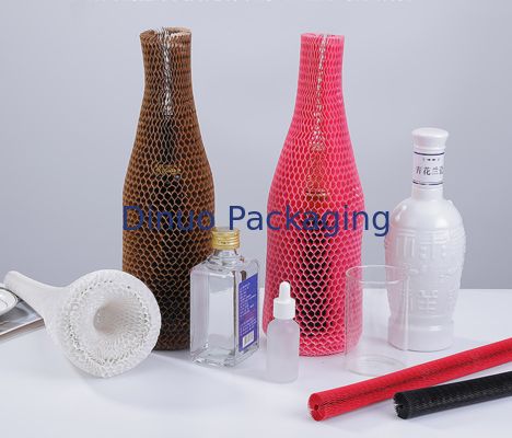 آستین کاغذ لانه زنبوری تجزیه پذیر برای بسته بندی لوازم آرایشی بطری شیشه ای