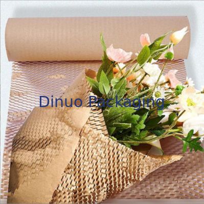 پوشاندن و جذب شوک ورق کاغذ عسل ورق کاغذ بازیافتی مواد بسته بندی کاغذی