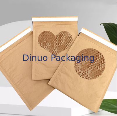 پاکت کاغذی لانه زنبوری ضد ضربه قابل تنظیم، کیسه کاغذی سازگار با محیط زیست برای ارسال