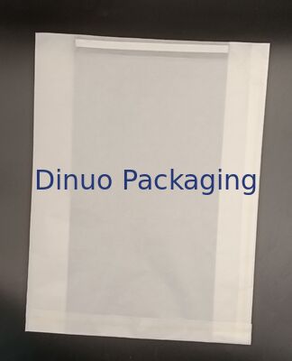 Sharp-Bottom White Glassine Paper Bags Eco-Friendly Greaseproof Packaging For Dry Foods And Crafts