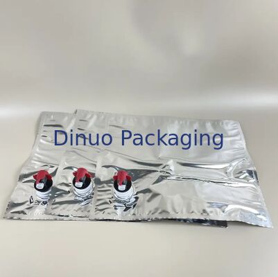 کیسه ی پرمیوم در جعبه کیسه ی مایع درجه ی غذایی ضد لیک آلومینیزه برای ذخیره ی مایعات