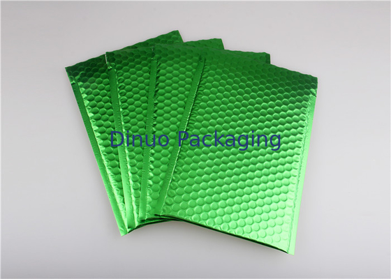 مهره Quad مهر و موم سبز فلزی حباب Mailers 265x360mm #I مقاومت در برابر ضربه پلاستیکی برای ارتقاء