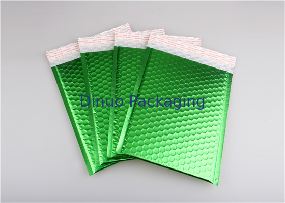 مهره Quad مهر و موم سبز فلزی حباب Mailers 265x360mm #I مقاومت در برابر ضربه پلاستیکی برای ارتقاء