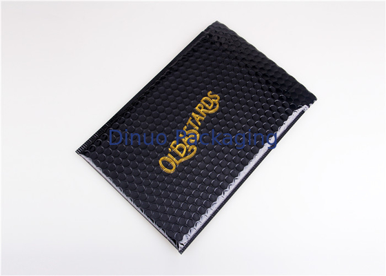 ضد آب چاپ سیاه و سفید فلزی حمل و نقل پاکت نامه، 180x165 # CD-DCD سفارشی فرستنده حباب