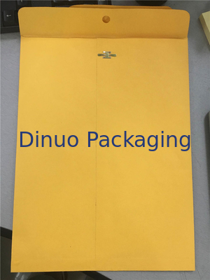 قهوهای مایل به نقره ای فرستنده حباب کرافت 6x10 Kraft Paper Clasp String Nie Pencils