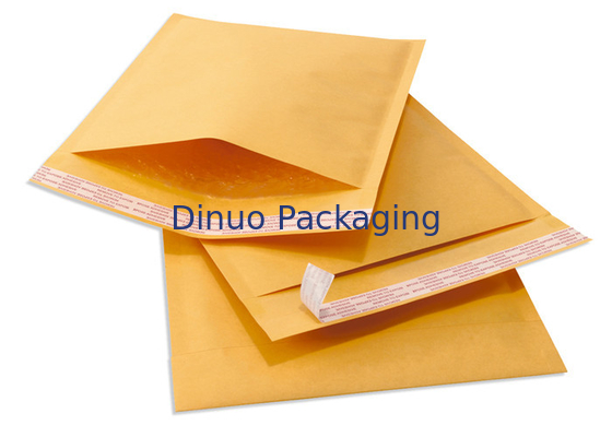 7.25 X 8 Kraft Easy Fold Mailers، #CD حباب پاکت خود مهر و موم چسب