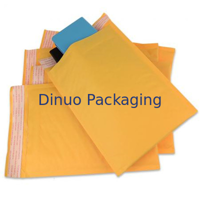 7.25 X 8 Kraft Easy Fold Mailers، #CD حباب پاکت خود مهر و موم چسب