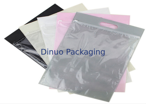بسته بندی پوشاک پلاستیکی کیسه PP با دستگیره قابل حمل و بسته شدن Ziplock