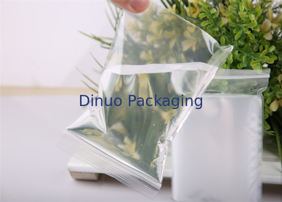 ضد زنگ Ziplock Clear PE کیسه های پلاستیکی # 100 * 160mm برای بسته بندی مایع