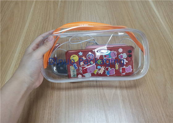 PVC کیسه های پلاستیکی قابل استفاده مجدد PVC Ziplock برای بسته بندی نیازمندی های روزانه