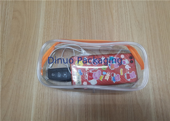 PVC کیسه های پلاستیکی قابل استفاده مجدد PVC Ziplock برای بسته بندی نیازمندی های روزانه