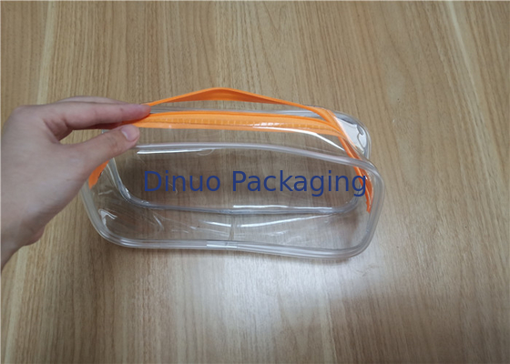 PVC کیسه های پلاستیکی قابل استفاده مجدد PVC Ziplock برای بسته بندی نیازمندی های روزانه