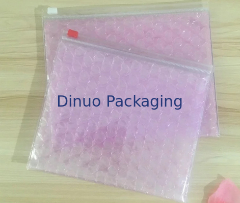 کیسه حباب پی وی سی ضخامت 0.06-0.1mm / کیسه فشرده سازی پلاستیکی Mailer قابل استفاده مجدد