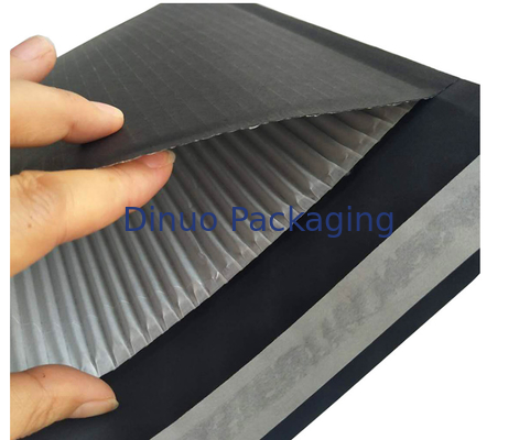 سیاه و سفید 9.5x11 &#39;&#39; پاکت های سفارشی Kraft 2 طرف محافظت از مهر و موم حرارتی