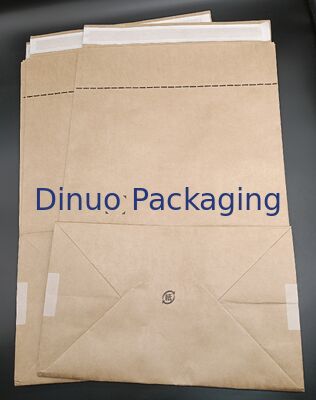 اندازه سفارشی خود چسبنده کاغذ کرافت قهوه ای کیسه های زیر مربع بسته بندی قابل بازیافت سازگار با محیط زیست برای هدیه اسناد صنایع دستی