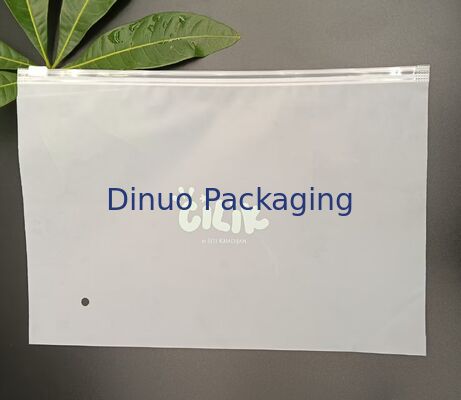 کیسه زیپی مات CPE قابل استفاده مجدد و سازگار با محیط زیست برای نگهداری مواد غذایی، لباس و اسناد